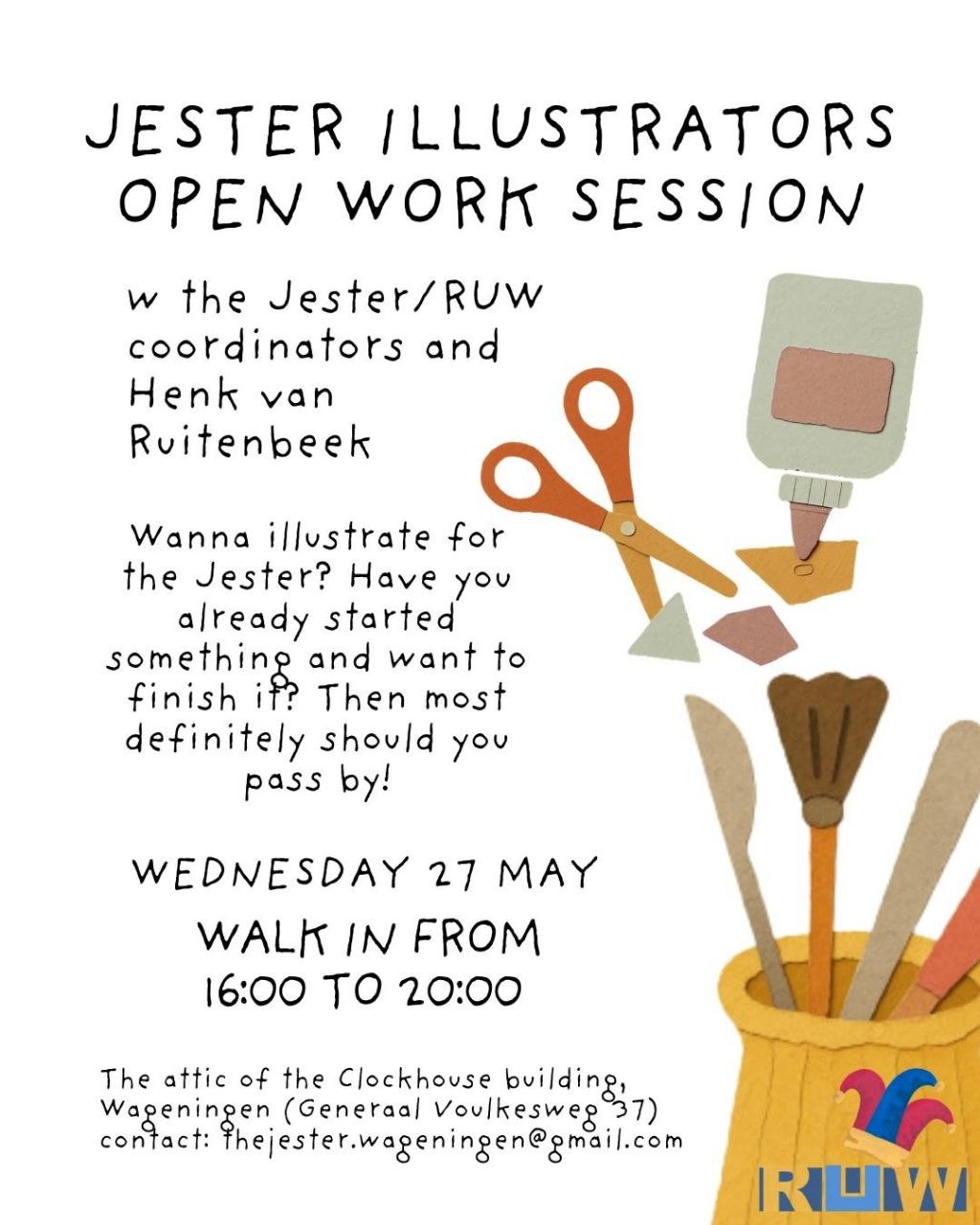 Jester illustrators open work session