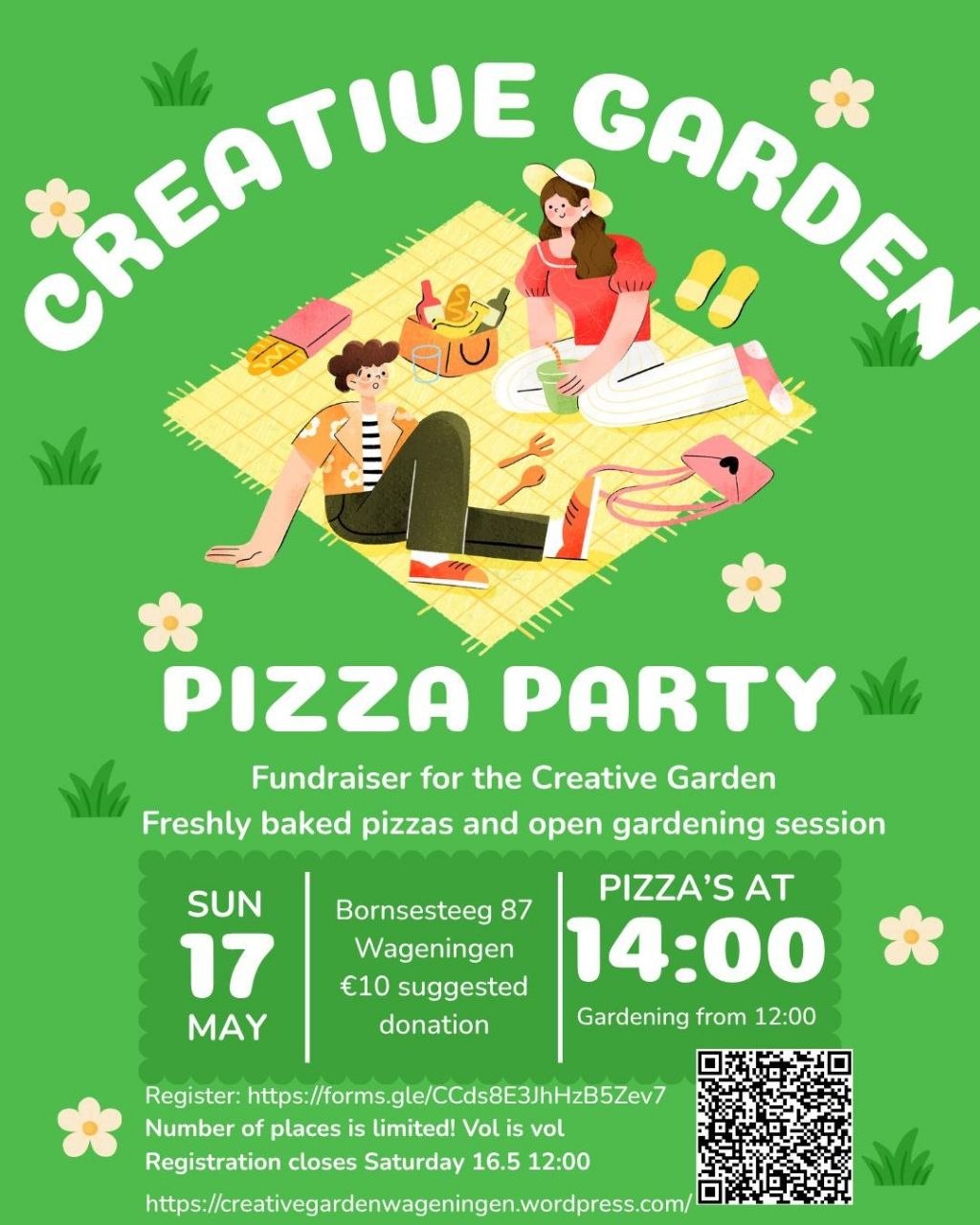 Pizza Party at the Creative Garden